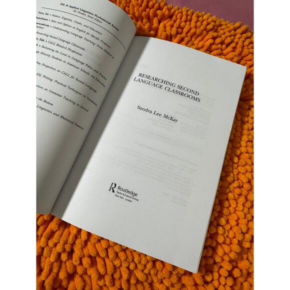 Researching Second Language Classrooms ESL Sandra Lee Lee Mckay - Picture 2 of 4